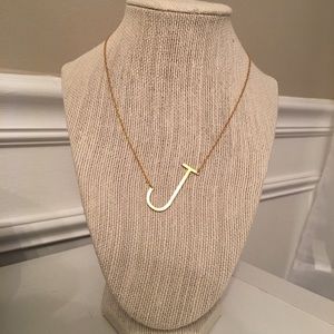 Anthropologie J necklace